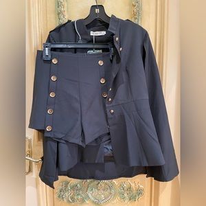 Jacket and short set